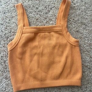 Cotton On Orange Tank Crop Top